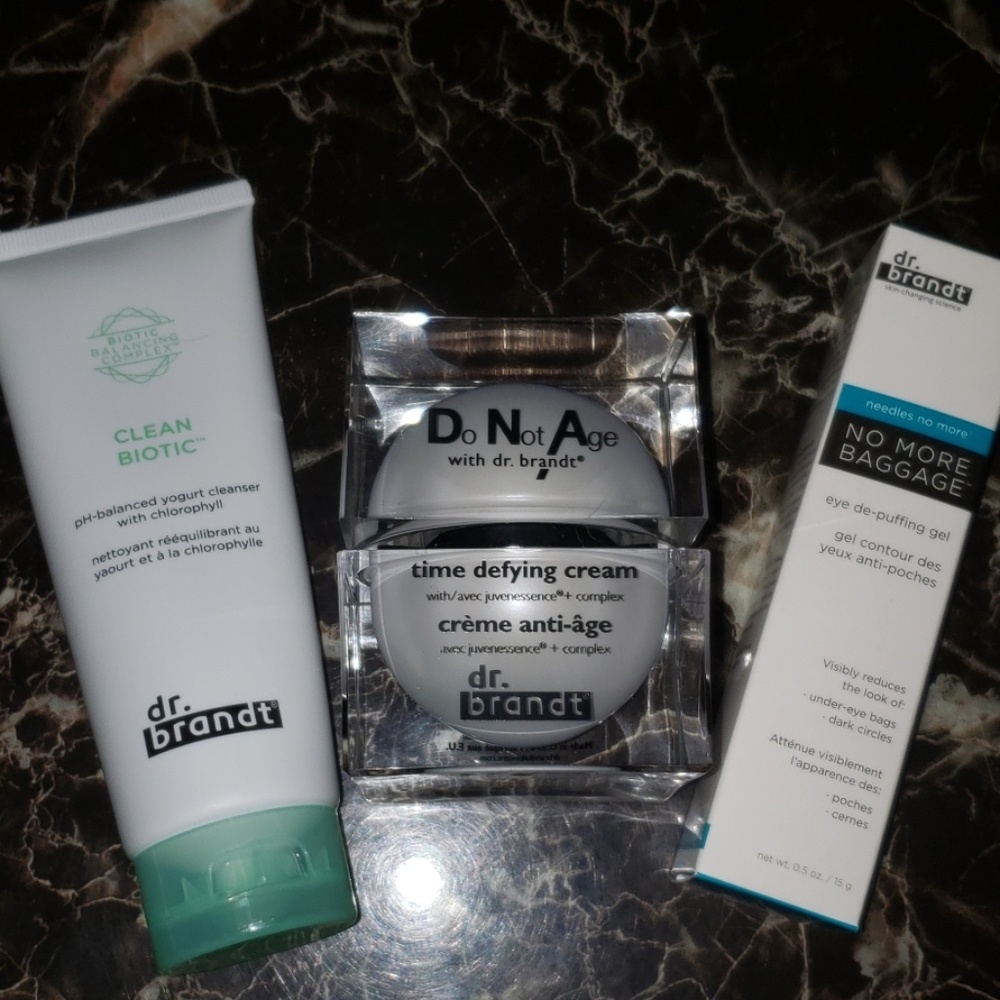 Dr. Brandt skincare trio